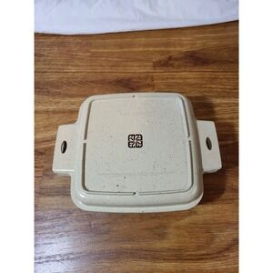 LittonWare Oven - Microwave Cookware Casserole Square 39275 Divided Lid 39274 #3